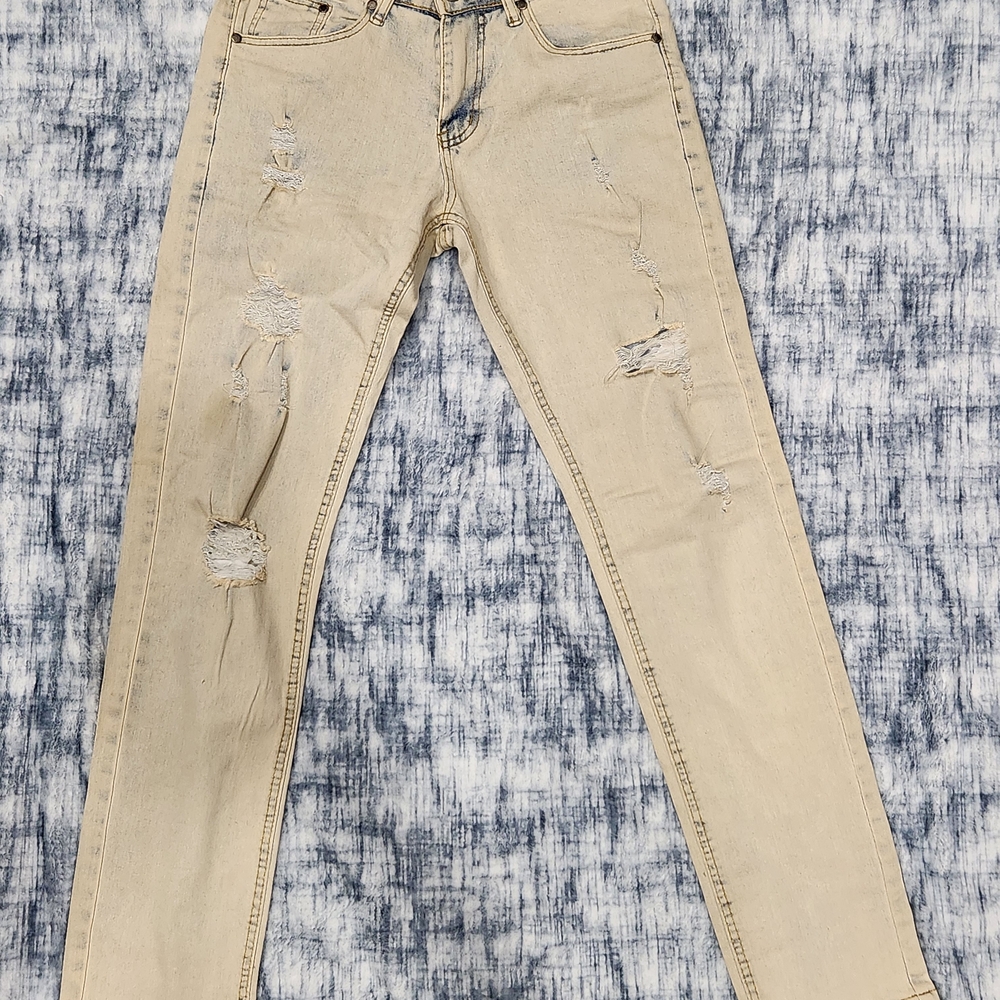 Men's Skinny Jeans in Tan